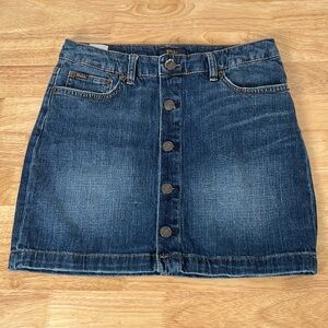 Girls- Polo Ralph Lauren button front jean skirt